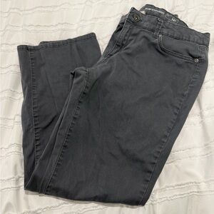 Slim Straight Gray Pants